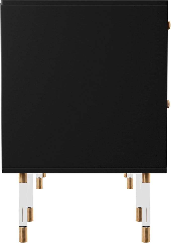SEI Furniture Helston Desk, Black