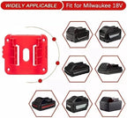 Tool Holder and Battery Holder for Milwaukee M18 18V, 10 Pack power hanger Wall Mount Organizer Storage Shelf with Screws