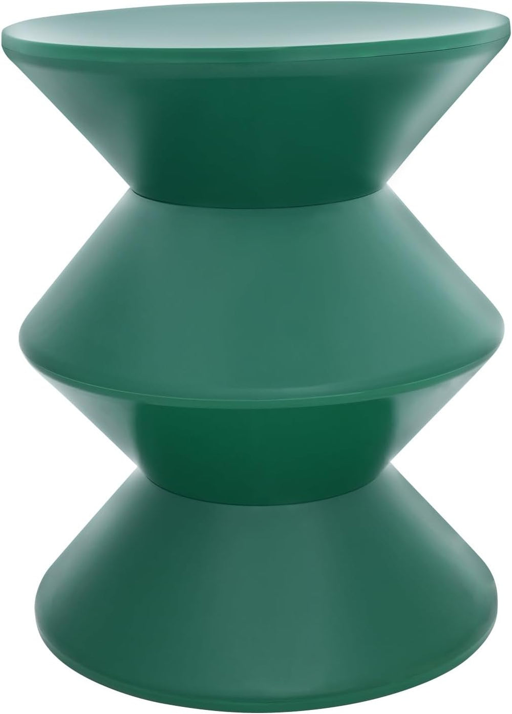 Plastic Side Table - Modern Round Multi-Layer End Table for Sofa, Bedroom &am...