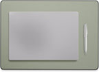 Jotsome Leather Desk Pad Mat, Non-Slip Desk Blotter Pad - Desk Protector for Office, Home, Lap Desk, Laptop, and Desktop, Gift for The Holidays or Christmas (Sage, 17" x 12")