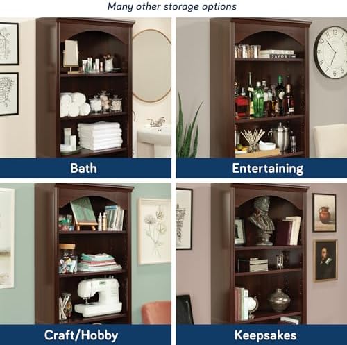 Sauder Miscellaneous Storage Bookcase, Select Cherry Finish