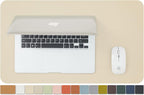 Cork Desk Mat - Small Dual-Sided Desk Pad for Office and Home - Desk Organization and Accessories - Ideal for Large Mouse Pad and Small Desk Mats on Top of Desks(Beige,23.6"x 13.8")