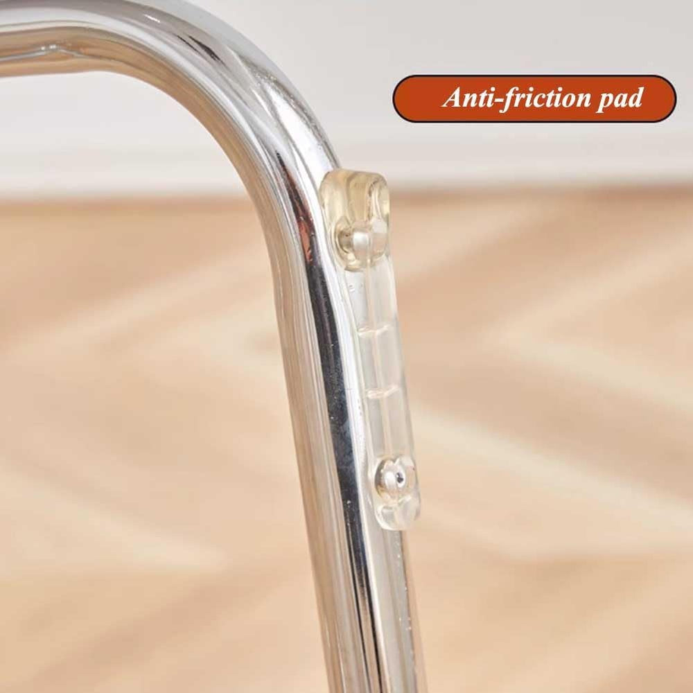 Etlegor Clear Acrylic Dining Chairs, Modern Kitchen Chairs with Chrome Base, ...
