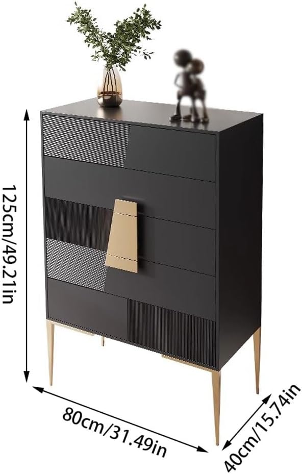 Entryway Cabinet Modern Sideboard Large Capacity Storage Cabinet Living Room ...