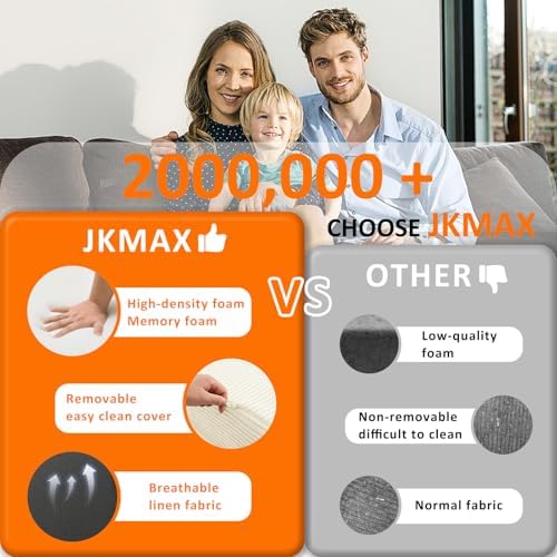 JKMAX Queen Size Folding Sofa Bed - 4 in 1 Convertible Sleeper Chair with Two...