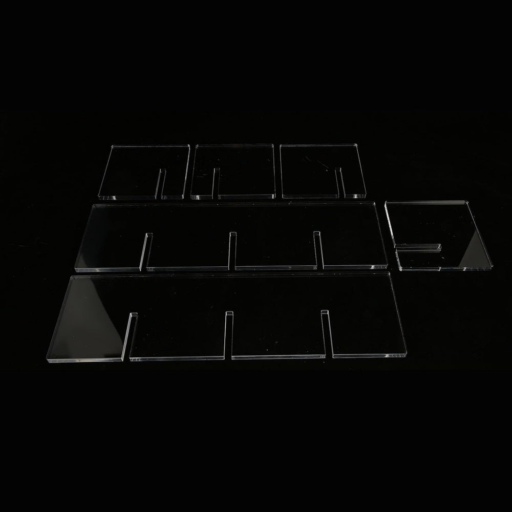 Countertop Wine Rack, 5 Bottle Wine Holder Stand with Transparent Acrylic Tab...