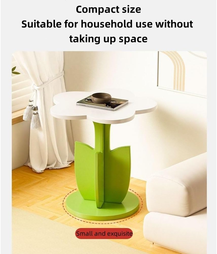 Flower Shape Side Table, Modern Bedside Table, Multifunctional Coffee Table, ...