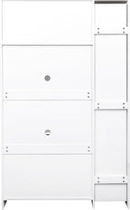 Modern Multi-Functional Cabinet, Farmhouse Storage Cabinet with 4 Doors, for Kitchen Dining Room,for Kitchen Home