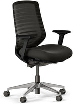 Branch Ergonomic Chair - A Versatile Desk Chair with Adjustable Lumbar Support, Breathable Mesh Backrest, and Smooth Wheels - Experience Optimal Comfort and Support - All Black