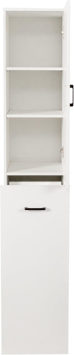71" Spice Cabinet Pantry Cabinet for Kitchen, Tall Slim Storage Cart wit...