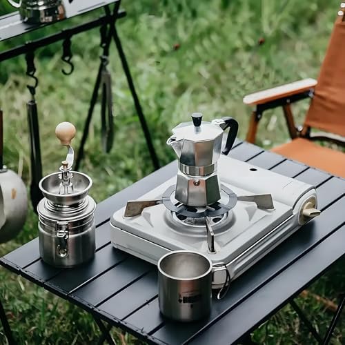 Folding Camping Side Table, Adjustable Height 14.2 & 18.9 in