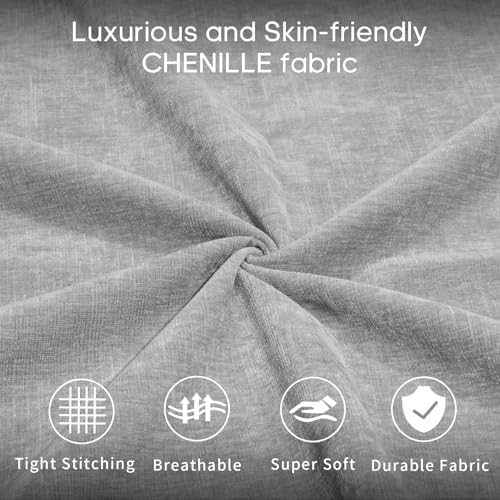 LLappuil Chenille Sectional Sofa Large U Shaped Modular Sofa with Storage Ott...