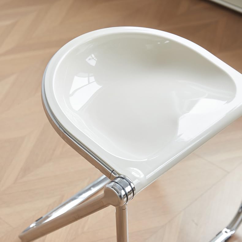ZYFAB Folding Acrylic Tray Table Modern Small Drink Table Chair Set Foldable ...