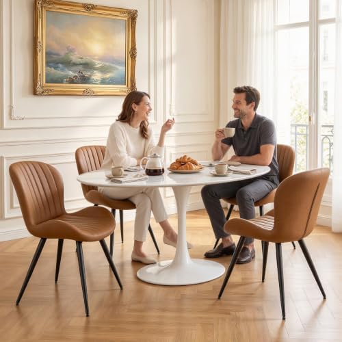 Nalupatio Upholstered Dining Chairs, Dining Room Kitchen Chairs Set of 4