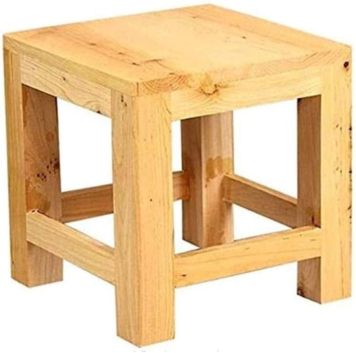 Footstool, Wooden Stool - Footstool Bathroom Non-Slip Light Footstool Coffee ...