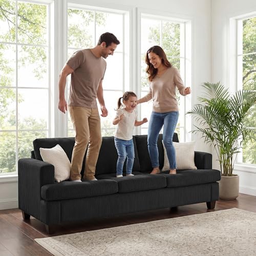 Apicizon Loveseat & 3 Seater Sofa Sets, 89" Couch Sofa Set for Livin...