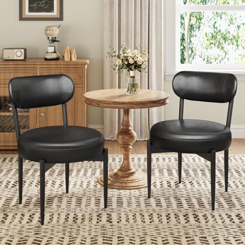 Welzona Upholstered Dining Chairs Set of 4, Dining Room Chairs with Sturdy Me...