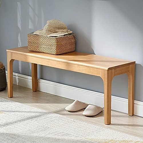 Wilk Wooden Entryway Bench, 47'' Indoor End of Bed Bench, 100% Solid ...