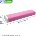 EZY DOSE Slide Pill Organizer, Medication Storage Case with Durable BPA-Free Plastic with Plastic Exterior, Large 7-Day Weekly Compartments, Tablets, Vitamins, Compact, 6.5-Inch, Pink