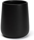 Bathroom Tumbler Cup Ceramic 13.5oz Reusable Toothbrush Cup 400ml, Toothbrush Holder Adequate for Your Bathroom (Black Brown)