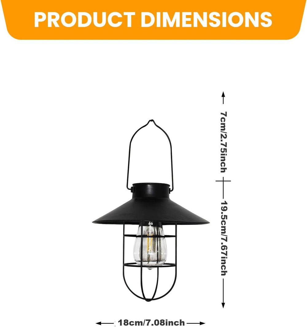 4 Pack ‌Solar Lanterns Outdoor Waterproof Ideal as Gifts for Women, Mothers a...