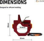 One Touch Cable Tie Holder/Zip Tie Organizer (Red)
