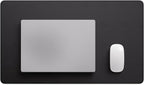 Jotsome Leather Desk Pad Mat, Non-Slip Desk Blotter Pad - Desk Protector for Office, Home, Laptop, and Desktop, Gift for The Holidays or Christmas (Black, 24" x 14")