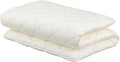 FULI Japanese Futon, Japanese Floor Bed, Tatami Foldable Bed, Roll Up Sleeping Pad, Shikibuton, Made in Japan (White, Twin)