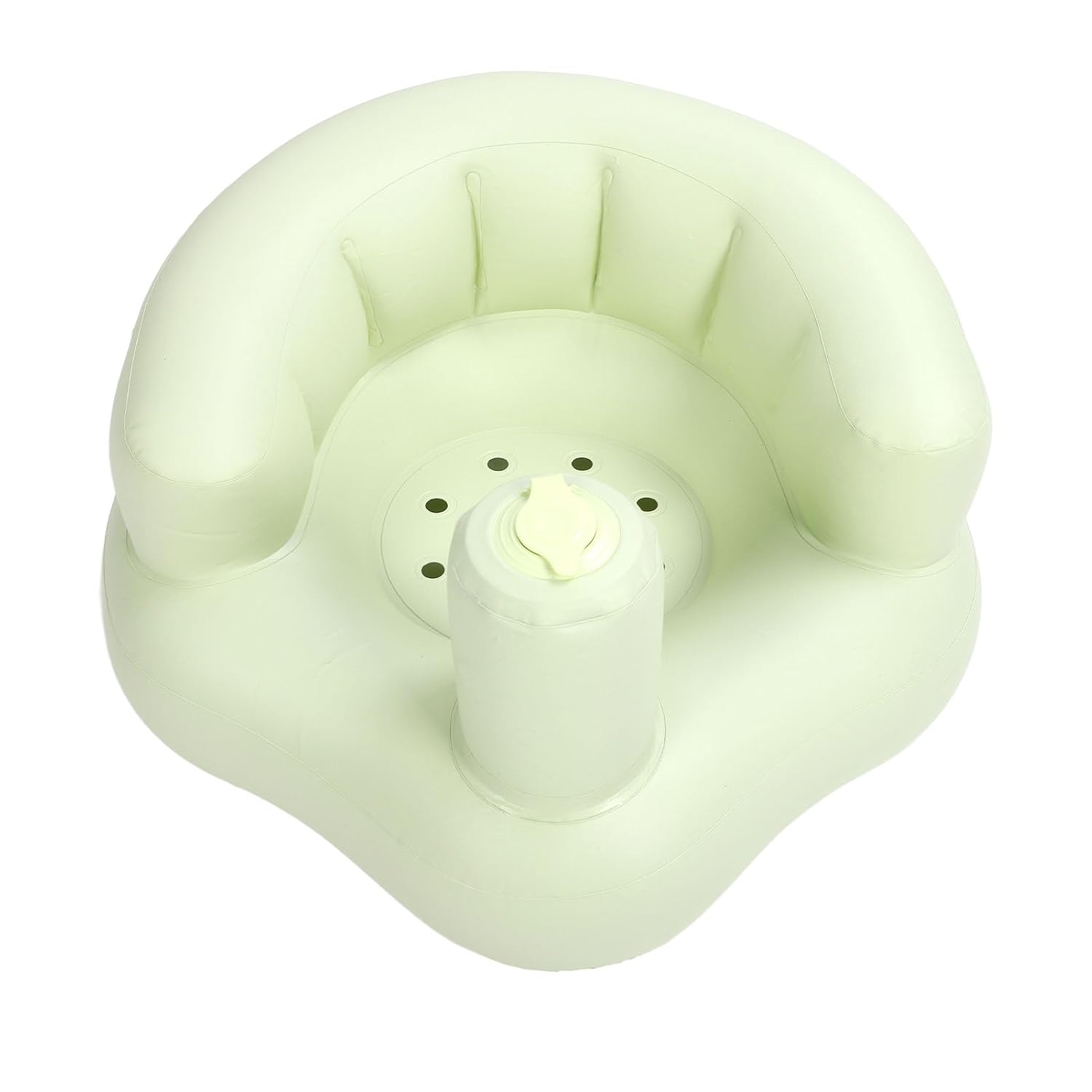 Inflatable High Chair Cute Safe Support Seat Easy To Inflate Portable for Bathing Play Feed PVC