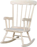 Rosebery Kids Traditional Solid Hardwood Rocking Chair, Natural Finish, 29.5" H x 20.47" W x 21.85" D, Durable Wooden Construction, Ready to Assemble, Perfect for Children's Room Seating