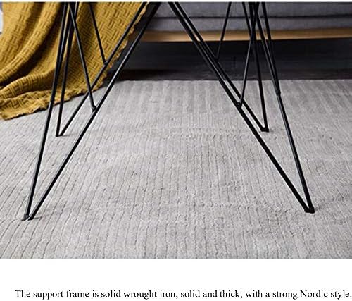 Telephone Table, Sofa Side Table Round Coffee Table Metal Support Tilt Leg Li...