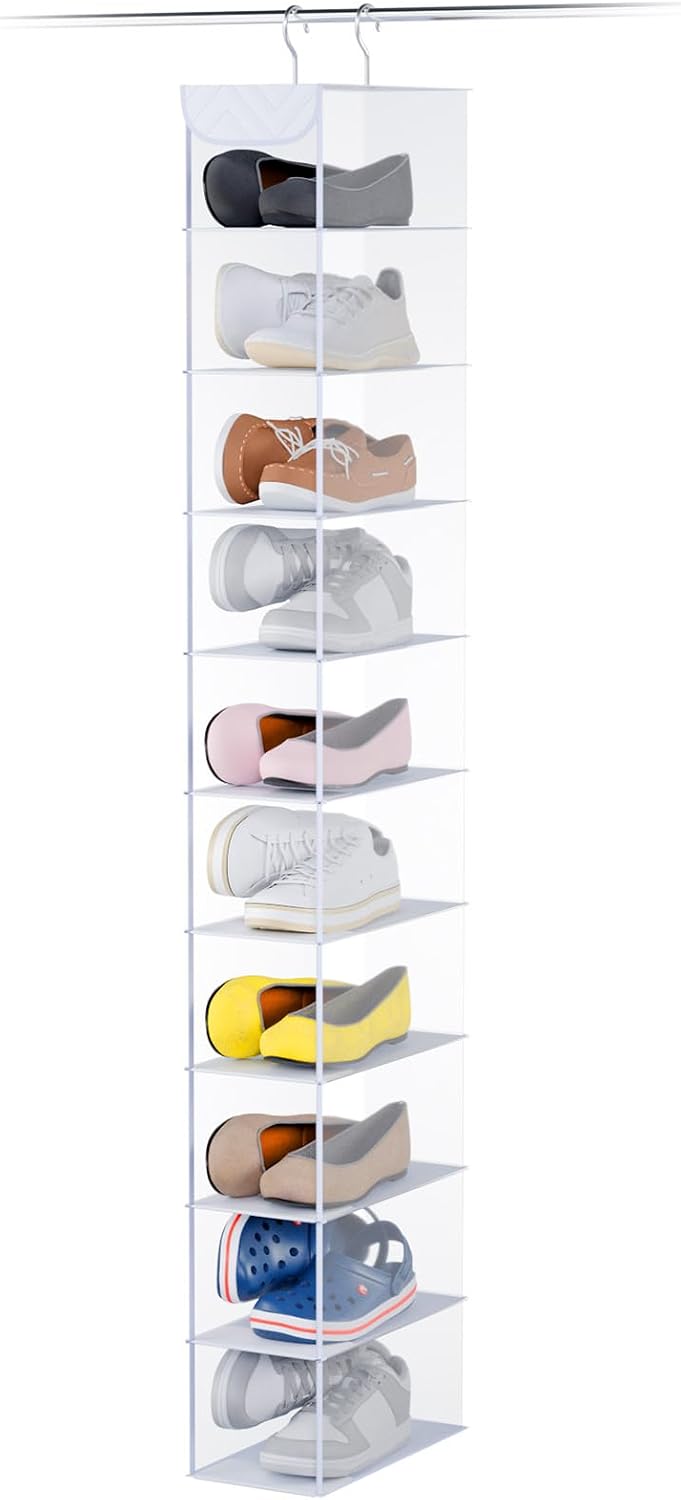 Whitmor 10 Section Hanging Shoe Shelf