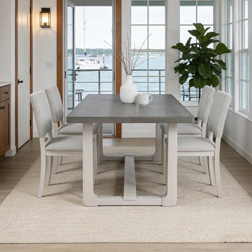 Rectangle Dining Table Set of 4, 48" Kitchen Table and Upholstered Chairs