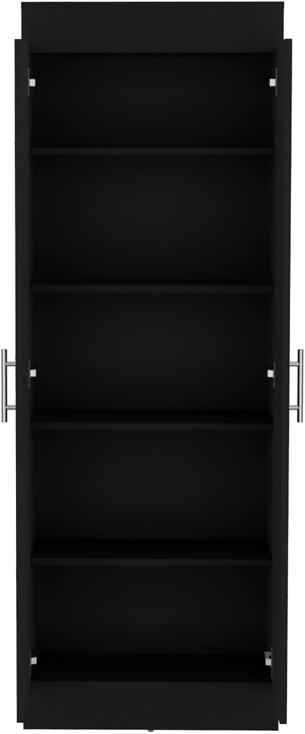 Pantry Cabinet Clinton, Kitchen, Black