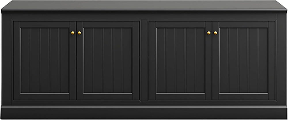 AMERLIFE 72" Modern Sideboard Buffet Cabinet with Vertical Grooved Doors...