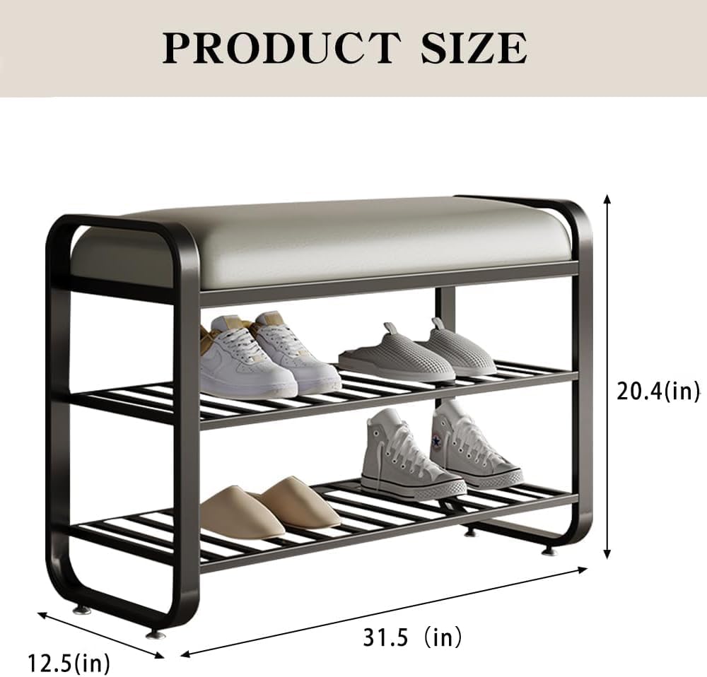 shoe bench,entryway bench with shoe storage,modern shoe rack bench with cushi...