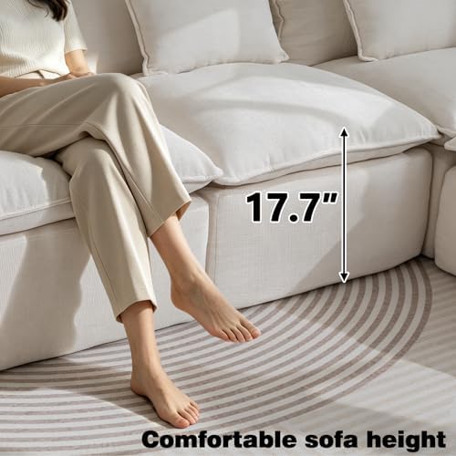Couch Sectional Sofas Cloud Couches for Living Room | Loveseat L U Shaped Mod...