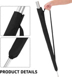 Alipis Waterproof Umbrella Cover Bag 2-Pack Folding Umbrella Storage Pouch with Shoulder Strap Lightweight Carrying Case for Travel Daily Commute Bus Subway Office