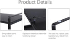 Expandable Cabinet Shelf Organizer Riser for Kitchen Pantry Cupboard Under Sink Countertop (black, 8.2’’D * 12.2-21.6’’W * 7.7’’H)