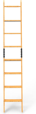 Quite Guide Library Ladder Kit Wooden Ladder 8 Foot 9 Foot 10 Foot Red Oak Unassembled (8 Foot)