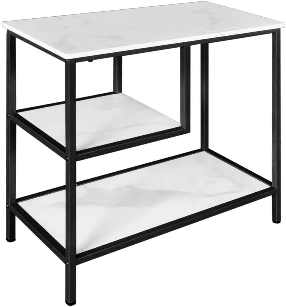 AT-VALY 3-Tier End Table,Nightstand for Living Room, Bedroom, Office, Bathroo...