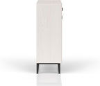 Light Luxury Style Large Storage Cabinet, Two Cabinet Doors, Dual Color Matching,for Kitchen