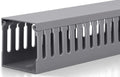 ZhiYo 3x3in Cable Raceway, 6.6FT(2xL3.2FT) Large Wire Tray, Cord Hider for Network Cable Management, Wire Covers for Cords Computer Under Desk, Cord Cover Wall Cable Hider Cable Cover, Gray
