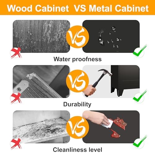 Ckzbx 71" H Metal Armoire Wardrobe Closet, Adjustable Shelve, Clothes Dr...