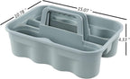 Plastic Cleaning Tote Caddy, Plastic Caddy with Handle, 6 Pack