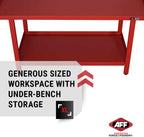 AFF Workbench - Heavy Duty Work Table with Storage Shelf - 1300 LB Capacity (Multiple Sizes available)