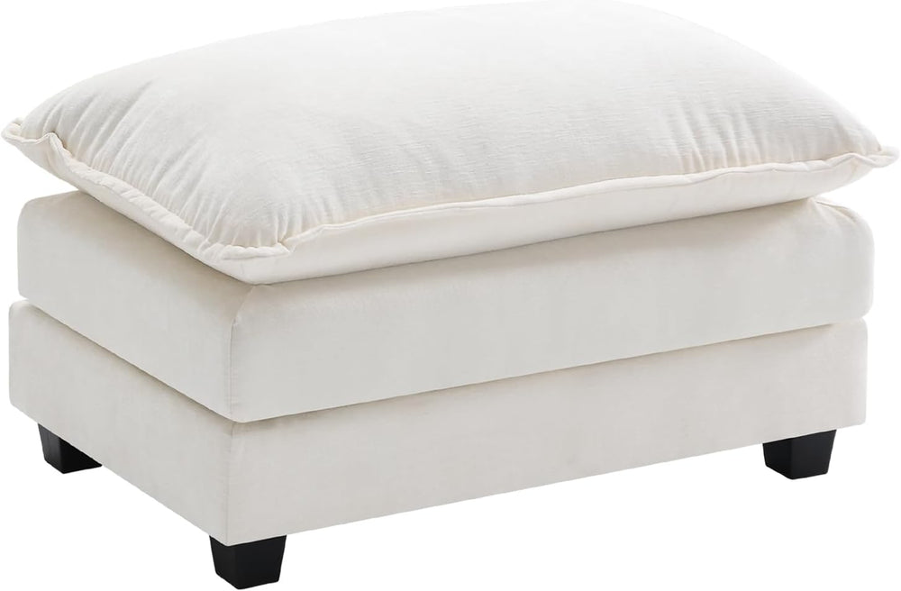 Ihanherry Ottoman for Modular Sectional Cloud Sofa, Chenille Deep Seat Couch ...