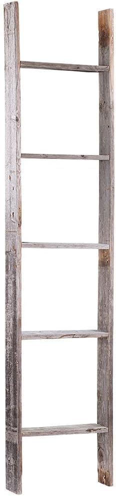 5' Reclaimed Barnwood Rustic Ladder