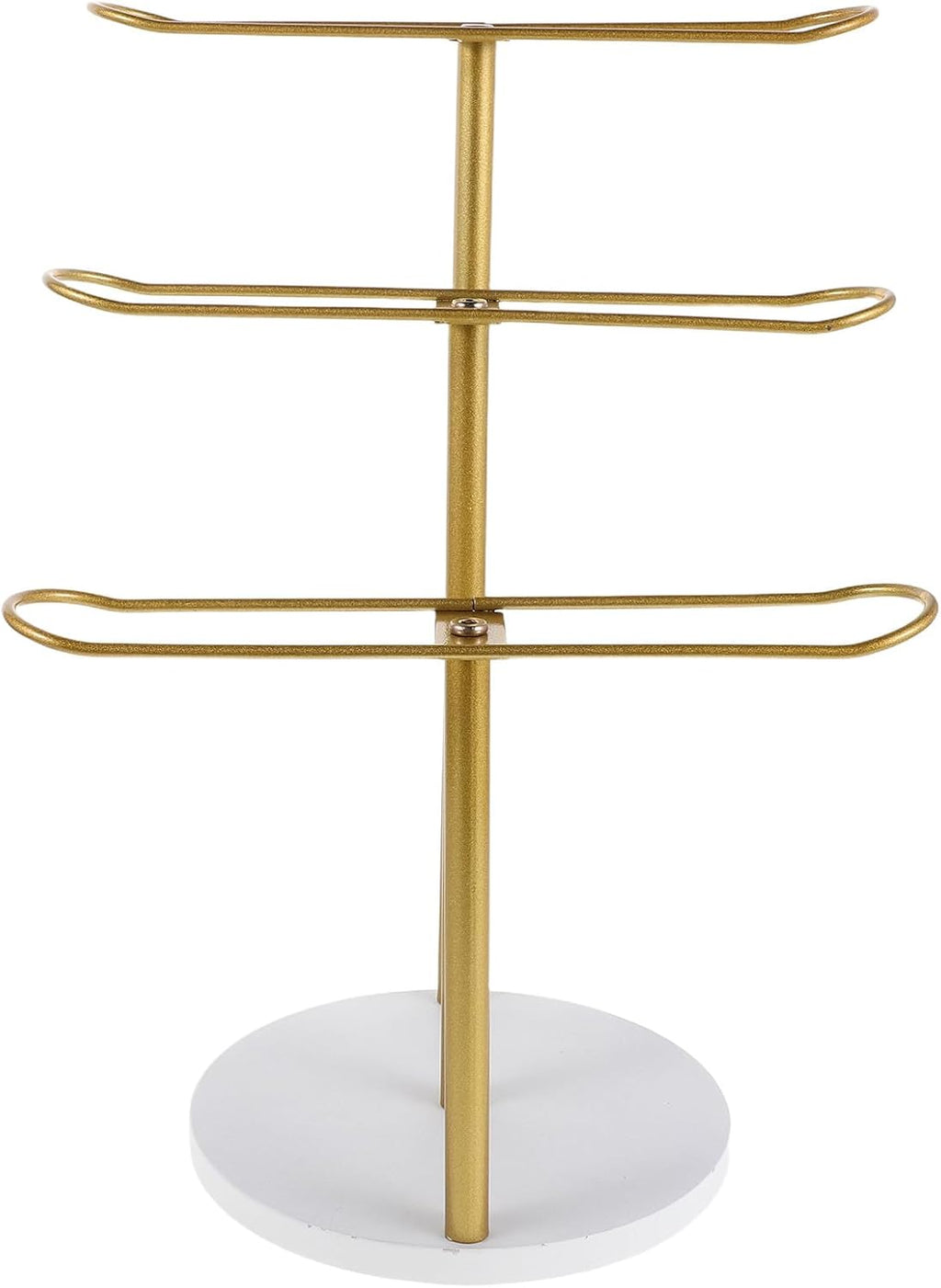 Headband Holder Organizer Stand Metal 3-Tier Hairband Display Rack Hair Hoop Hair Accessories Holder Bracelet Jewelry Stand