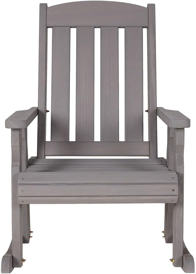 Amish Casual Heavy Duty 600 Lb Mission Pressure Treated Rocking Chair (Semi-S...